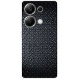 Xiaomi Bedrukt siliconen hoesje compatibel met Xiaomi Redmi Note 13 Pro 4G Texture metal