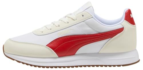 PUMA R78 Lightwind Unisex Sneakers - PUMA White-Candy Apple-Warm White