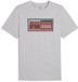 Puma Graphics Box T-shirt Met Korte Mouwen Grijs L