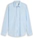 Tom Tailor Overhemd met normale pasvorm en stretch - Maat S - Light Metal Blue