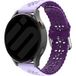 Strap-it Samsung Galaxy Watch 4 - 44mm Gemustertes Silikonarmband (Flieder/Lila)