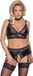 Cottelli CURVES Beha en Suspender Zwart