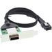 InLine® SAS module à profil bas pour slot PCI avec câble, connexion externe SFF-8088 / connexion interne SFF-8087, 0,5 mètre