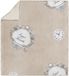 SOLEIL D'OCRE Microfiber Sherpa fleecedeken - 110 x 160 cm - Taupe