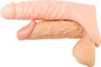 Realistixxx Double Fucker Opzet Dildo Vibrator - Rekbare Dubbele Penetratie Strapon Dildo - Strapon voor Mannen met Vibratie 18 cm