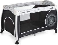 Markenlos Play'N Relax Reisbed 4-Delig 120 x 66 Cm - Zwart