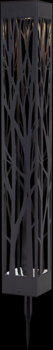 RTM Lighting Solar Tuinverlichting decoratie Siranna Zwart Amber licht - Zwart - 68 cm hoog