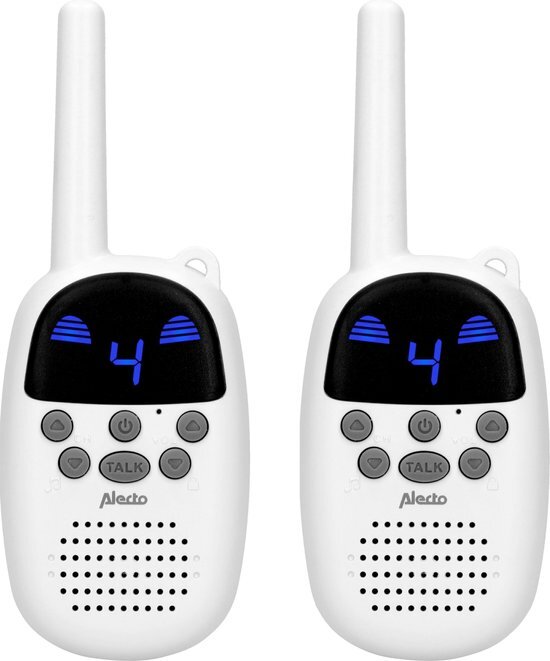 Alecto FR-09 Walkie Talkie voor kinderen 3 km Verlicht display Zwart