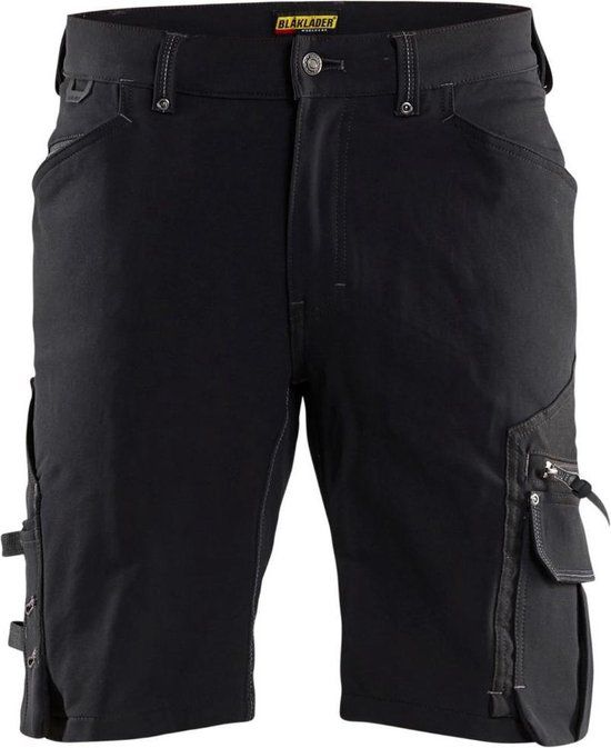 Blåkläder Short 4-weg stretch X1900 zonder spijkerzakken 1987-1644 - Zwart - C58