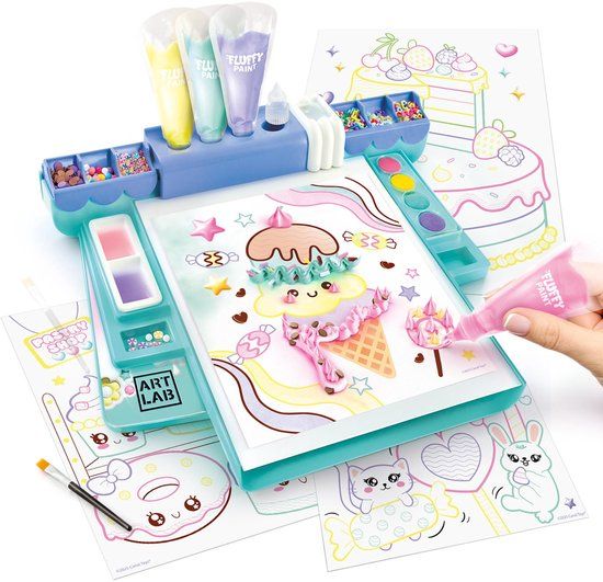 Canal Toys Fluffy Schilder Studio - Creatieve Schilderset - Multi-kleur - Geschikt voor kinderen