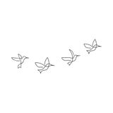 Elegante zwarte decoratieve metalen wandaccessoireset (4 stuks)