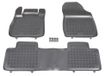 REZAW PLAST 201929 Ensemble de tapis de sol Caoutchouc, avant et arrière, noir