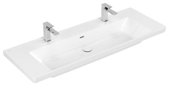 Villeroy & Boch Subway 3.0 Wastafel - 130x47cm - Wit Alpin - CeramicPlus