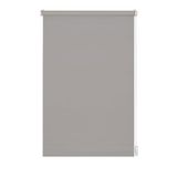 Gardinia 32967 Rolgordijn om te klemmen of lijmen, rolgordijn voor daglicht, ondoorzichtig, montageonderdelen inbegrepen, EASYFIX-rolgordijn, steengrijs, 120 x 150 cm (BxH)