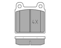 MEYLE Bremsbelagsatz, Scheibenbremse 0252001118 Vorderachse | Compatibel met: VW TRANSPORTER T2 Bus, TRANSPORTER T2 Kasten, TRANSPORTER T2 Pritsche/Fahrgestell, TRANSPORTER T3 Bus