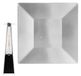 Merkloos Universele Reflectorschild voor Terrasverwarmer met Voorgeboorde Gaten