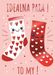 Karnet B6: Saint-Valentin, chaussettes