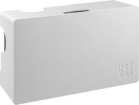 Kos Design Kabelmanagement Box – Kabeldoos opbergdoos voor Stekkerdozen – Hitte Tolerant ABS Plastic – Wand- of Vloermontage – 32 × 20 × 11,5 cm – Wit