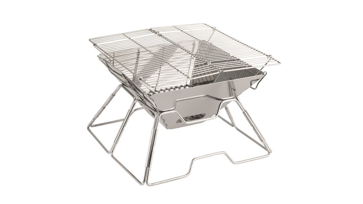 Robens Wayne Grill - Charcoal & Firewood - Stainless Steel - Foldable