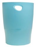 Exacompta ECOBIN Pop N'Co 15L prullenbak met handgrepen - Cyaan