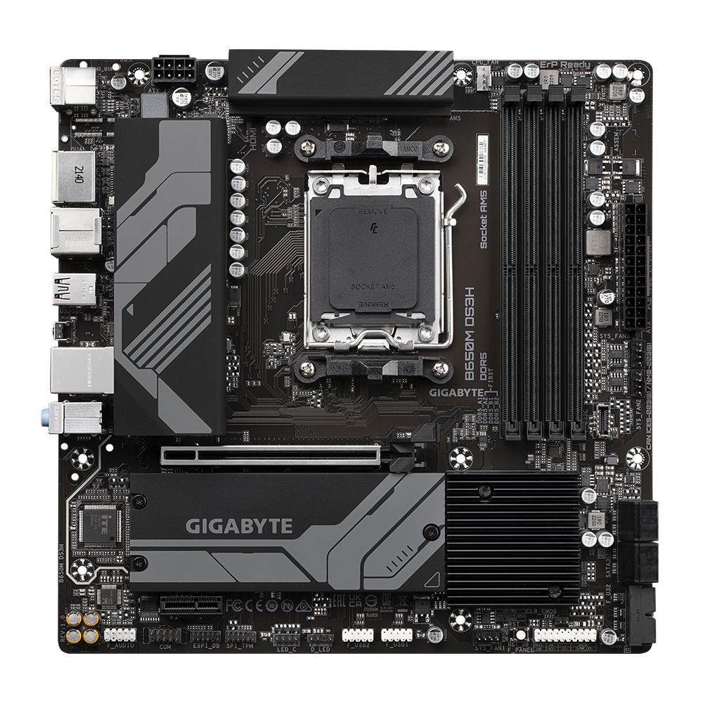 Gigabyte B650M DS3H - AMD B650 - Socket AM5 - Micro ATX Motherboard