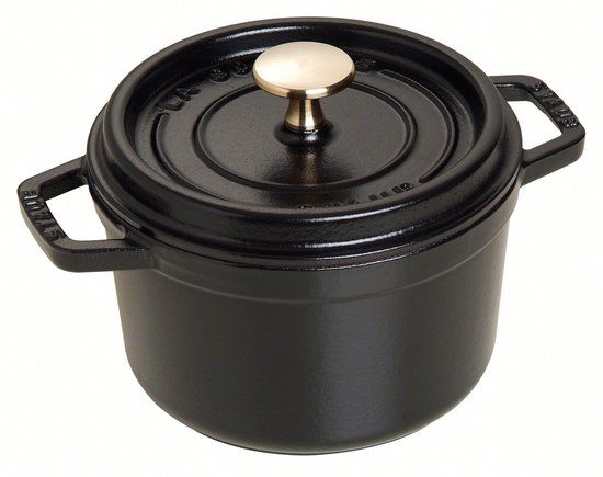 Staub Braadpan / Cocotte - Zwart - 16 cm - 1.2 liter