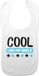 Bellatio Decorations Baby slabbetje - Blauw - Cool like my uncle
