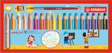 Stabilo Woody 3 in 1 Kleurpotloden 18 stuks