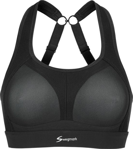 Swegmark Stability Sport-BH - Zwart - 90D - Extreme Ondersteuning