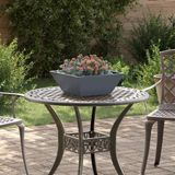 vidaXL Plantenbak 5 st antraciet 40 x 40 x 15 cm koudgewalst staal
