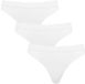 ONLY dames 3P microfiber strings vicky rib wit