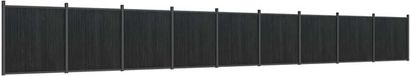 vidaXL Panneau de clôture composite gris 186 cm x 156 cm