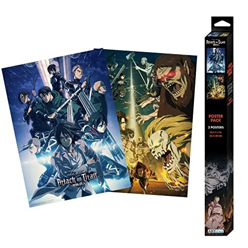 ABYstyle Abysse Corp Attack on Titan Set van 2 Posters 52 x 38 cm