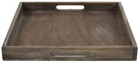 Countryfield Dienblad Claudina hout S 30x30cm bruin