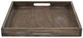 Countryfield Dienblad Claudina hout S 30x30cm bruin