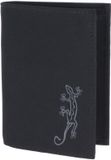 oxmox New Cryptan RFID Protect Kombibörse Lizard Print Grey Black