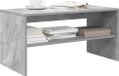 Maison Exclusive - meuble TV aspect béton, gris, 80x40x40 cm, en panneau de particules