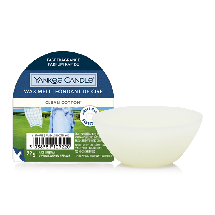 Yankee Candle Clean Cotton Wax Melts - 22ml