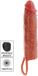 Get Real Scala 2.0 b.v. Hydrated Skin Penis Silicone Sleeve Vibrating 20 cm - Caramel