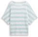 Tom Tailor - Losvallend T-shirt met vleermuismouwen - Maat XS - white mint stripe