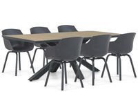 Lifestyle Garden Furniture Lifestyle Salina/Palermo 215 cm dining tuinset 7-delig