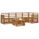 vidaXL - Buiten - bank - set - 6 - st - Naturel - Polyester