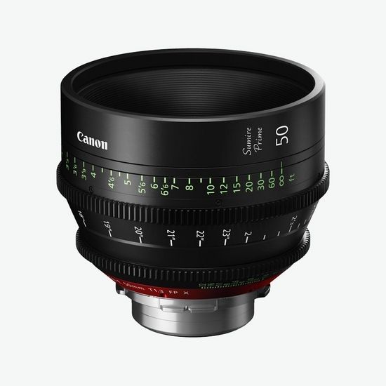 Canon CN-E50mm T1.3 FP X - Cameralens - Zwart