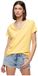 Superdry - Ruimvallend geborduurd T-shirt met V-hals - Dames - T-shirts