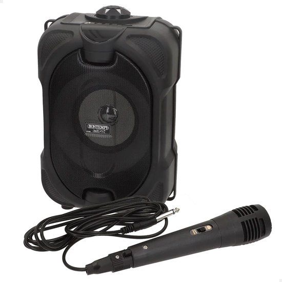COLORBABY Bontempi Wireless With Speaker-80w Microfoon Zwart