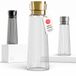 LARS NYSØM Carafe à eau 1,5L avec couvercle en acier inoxydable et passoire