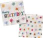 Folat Starburst Happy Birthday Servetten (20 stuks) - 33 x 33 cm