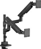 ICY BOX IB-MS702-T flat panel bureau steun 144,8 cm (57") Zwart