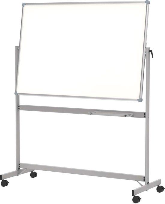 MAUL Verrijdbaar whitebord MAULpro, emaille, 100 x 120, kantelbaar