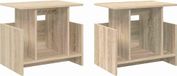 Sonoma Eiken meuble TV 2 pièces